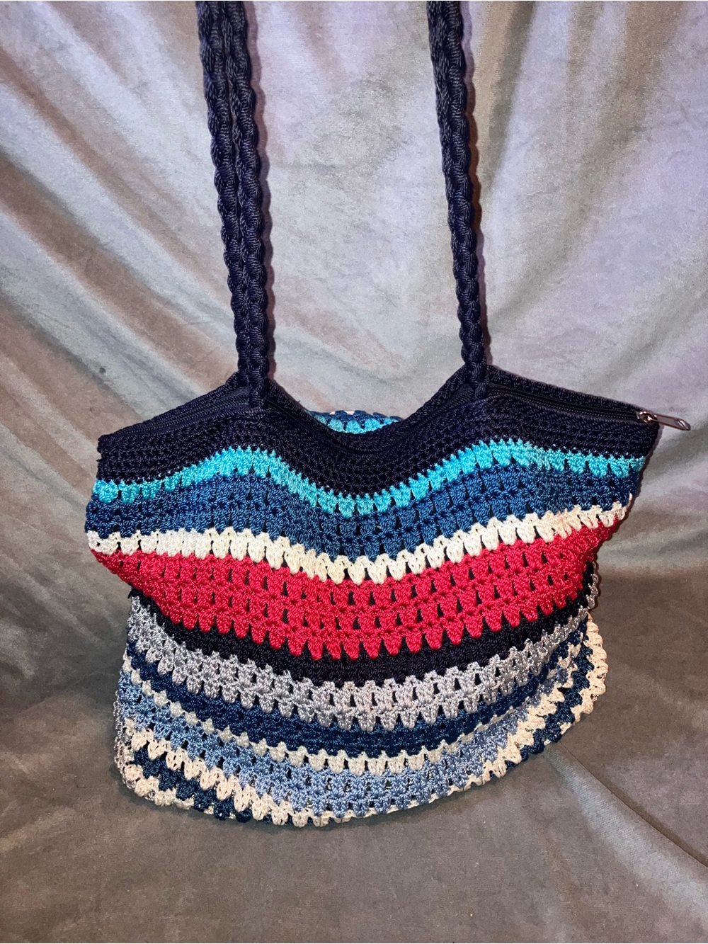 The Sak Crochet Slouch Tote Excellent Condition